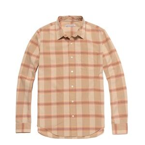 Outerknown S.E.A. Shirt (faded khaki/sunset stripe, L)